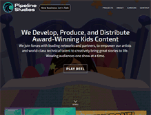Tablet Screenshot of pipelinestudios.com